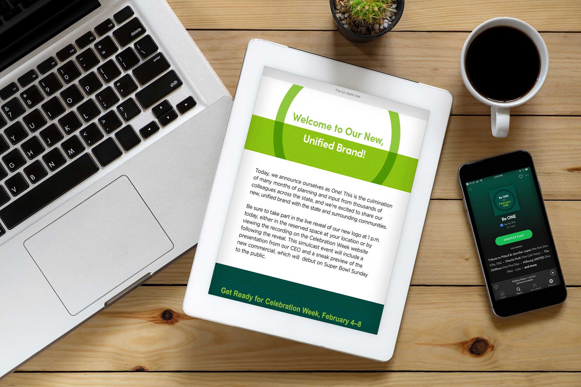 Healthcare organization employer branding campaign